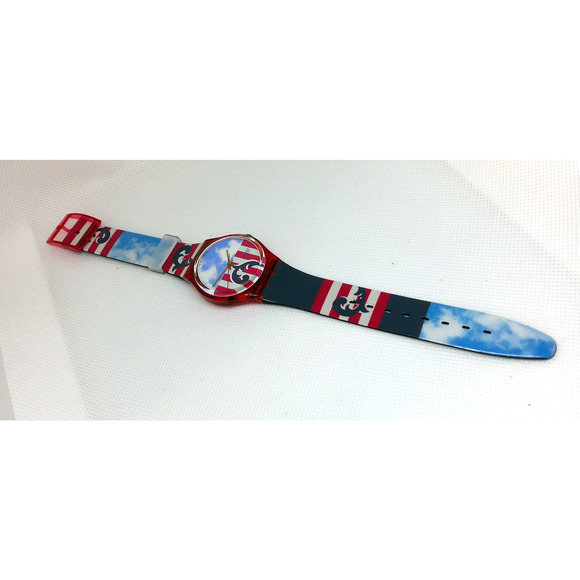 Vintage Swatch watch THE BOSS GR109 1991 Swiss made quartz with case and battery - Picture 3 of 4